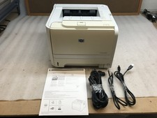 HP LaserJet P2035 Monochrome Laser Printer CE461A 27k Pg Ct w/ Cables & TONER picture