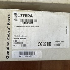 Zebra G40038M Platen Roller – For 140Xi4 105SE – OEM Genuine NEW IN BOX picture