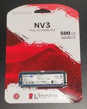Kingston NV3 500GB PCIe 4.0 NVMe M.2 SSD (SNV3S/500G) Up to 5000MB/s SEALED picture