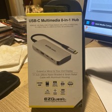 EZQuest USB C Hub Docking Station 8 in 1 with 4K HDMI, 1 Gbit Ethernet, 3 USB... picture