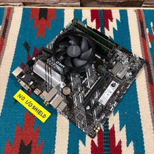 ASUS PRIME B550M-A AC Wifi mATX Motherboard Combo Ryzen 5 5600 16GB 256SSD W11P picture