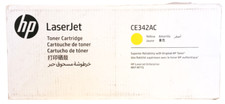 HP LaserJet CE342AC Toner Cartridge Yellow New with Half Open Box picture
