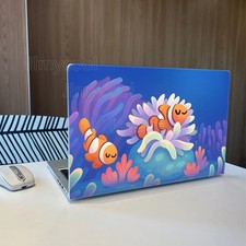 Cartoon Clownfish Coral Seaweed Cute Cuttable DIY Vinyl Laptop Skin Removable picture