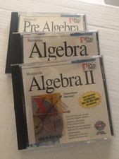Pro One Multi Media Pre Algebra, Algebra 1, Algebra 2 Math Window Software  picture