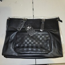 Matein Laptop Tote Bag Insulated Lunch Compartment Black NWT picture