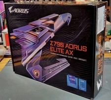 Gigabyte Z790 Aorus Elite AX ✅️ Tested & BIOS Updated w/ All Accessories picture