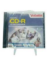 Verbatim CD Rewritable Ultra Speed 1X-52X80 Min 700 Mb/Mo  NEW Sealed-SINGLE picture