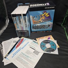 Blue Sky RoboHELP Office 6 Vintage Software CD Manuals Big Box Windows 1998 picture