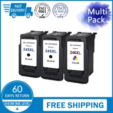 3Pk PG-245XL Black & CL-246XL Color Ink for Canon PIXMA iP2820 MG2520 MG3020 . picture