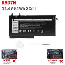 🧡LOT R8D7N Battery For Dell Precision 3540 Latitude 5400 4GVMP 11.4V 51WH picture