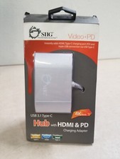 SIIG USB-C to 3-in-1 Multiport Video Adapter with PD Charging picture