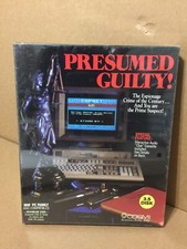 NEW/SEALED Vintage 1989 Cosmi PRESUMED GUILTY IBM PC Game 5.25