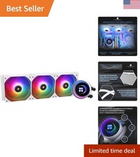 V2 Liquid CPU Cooler with 360mm Radiator, 3 PWM Fans & Brilliant ARGB Lighting picture