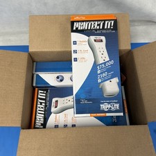 Lot of (6) Tripp Lite SUPER7 Power Strip Surge Protector 7-Outlets White - New picture