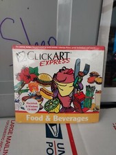 Click Art Express - Food & Beverages Windows Disc- Sealed New Rare #175b picture