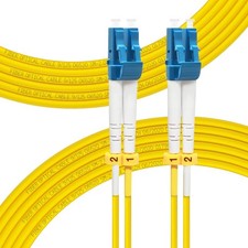 FLYPROFiber OS2 LC to LC Fiber Patch Cable 20M Single Mode Duplex 9/125um picture