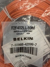 Belkin Fiber Optic Cable, LC-LC, 50/125, Duplex/Multimode 10M picture
