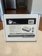 SIIG USB 3.0 to HDMI + DVI Simultaneous Dual Display Adapter For Mac and Windows picture