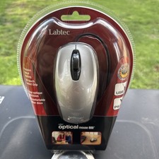 Labtec Optical Mouse 800-3 button Corded USB & PS/2 Adaptor Scroll Wheel Sealed picture