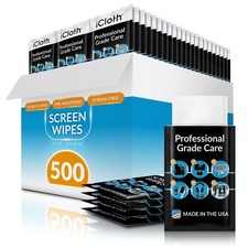 Large Screen Cleaning Wipes for Electronics, Lint-Free and Streak-Free, Fast-... picture