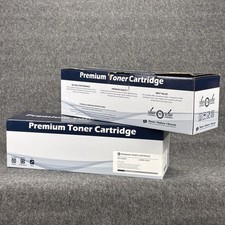 2 Pack Compatible HP CE285A 85A Black Toner Cartridges Yield New Sealed HP picture