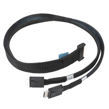 8i To Oculink SFF 8611 4i Cable PCIe 5.0 32GT/s For MCIO X8 To 2 SFF 8611 C ORGO picture