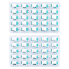 50-Pack LC/OM3 Fiber Optic Coupler Keystone Jack Modular for Patch Panels and Wa picture