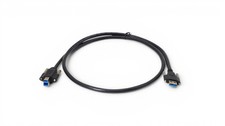 1m USB 3.2 Gen 1 SuperSpeed USB-A to USB 3.0 Type-B Screw Lock Cable - Black picture
