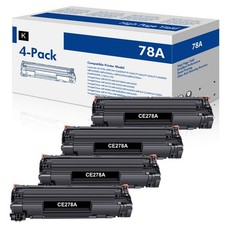 4x CE278A 78A Toner Cartridges for HP LaserJet P1560 P1566 P1606 High Yield picture