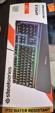 SteelSeries Apex 3 RGB Gaming Keyboard Wired Water Resistant Black - tested picture