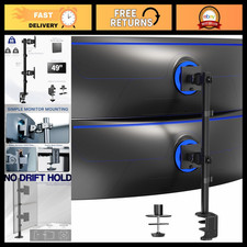 Dual Ultra-Wide Monitor Desk Mount for 49