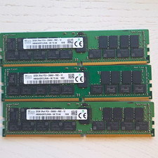 SK hynix 96GB (3x32GB) DDR4 PC4-2666V ECC Reg RDIMM 288-Pin HMA84GR7CJR4N-VK picture