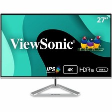 ViewSonic VX2776-4K-MHDU 27 Inch 4K Monitor, IPS with 65W USB-C and HDR10 for picture