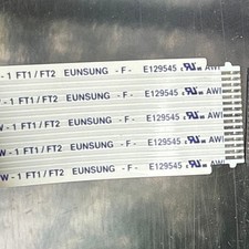 Eunsung E129545 AWM VW-1 FT1/FT2 15Pin Flat Flex Ribbon Cable ~12 Inch picture