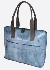 TERRIDA Ghost Laptop Folder Bag Case Handbag Real Leather Handmade picture