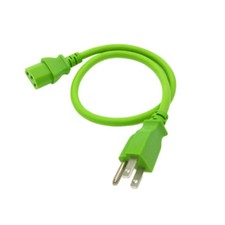 Green 2FT New SONY PLAYSTATION 3 PS3 1st Gen Power Cord Short AC Cable Line Plug picture