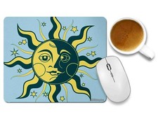 Lovely Sun & Moon Star God Symbol Mouse pad Non-Slip Rubber Base Gaming Mousepad picture