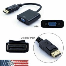 Display Port to VGA Female Video Cable Converter Adapter PC Monitor Desktop 1A8 picture