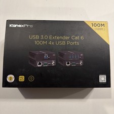 Brand New KanexPro USB 3.0 Extender Cat 6 100m 4x USB Ports picture