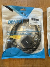 Lot of 2 BENFEI DisplayPort to DVI Adapters B_US_105 Black New Sealed picture