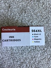 Couleuris 564XL Ink Cartridges for HP 5520 6520 7520 4620 (5-Pack, New Exp 3/27) picture