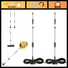 4G LTE MIMO Antenna 8dBi SMA Male for Router, Camera, Modem - 2-Pack picture