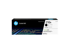 HP 210A Black Original LaserJet Toner Cartridge, ~ 2,000 pages, W2100A picture