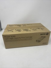 Genuine Xerox 106R01392 High-Capacity Cyan Toner for Phaser 6280 - NEW Sealed picture