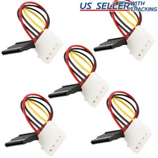 (5-pack) IDE/Molex/IP4/4-pin to SATA Power 15-pin Converter Adapter Cable picture