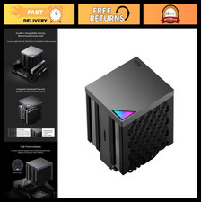 Compact Dual-Tower CPU Cooler with ARGB, 6 Heatpipes, TDP 220W, High Performance picture
