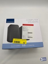 Insignia Computer Speakers 2.0 Channel Wired 3.5mm USB Black 4.5W NS-CSG2B6 (1) picture