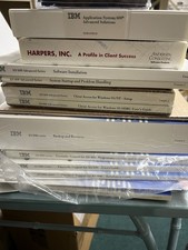 Vintage iBM AS/400 V3&V4 Documentation +Software Lot Sealed Client Access &CD picture