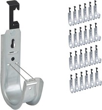 J-Hook Cable Support Batwing Mount 2 Inch Retainer Clip 25-Pack picture