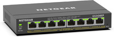 8 Port Poe Gigabit Ethernet Easy Smart Managed Essentials Switch (GS308EP) - wit picture